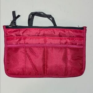 Pink cosmetic bag